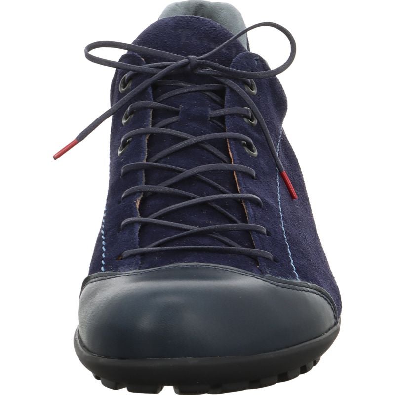 Think KONG HERREN Men Lace up shoe - Material: Leather in Blue
