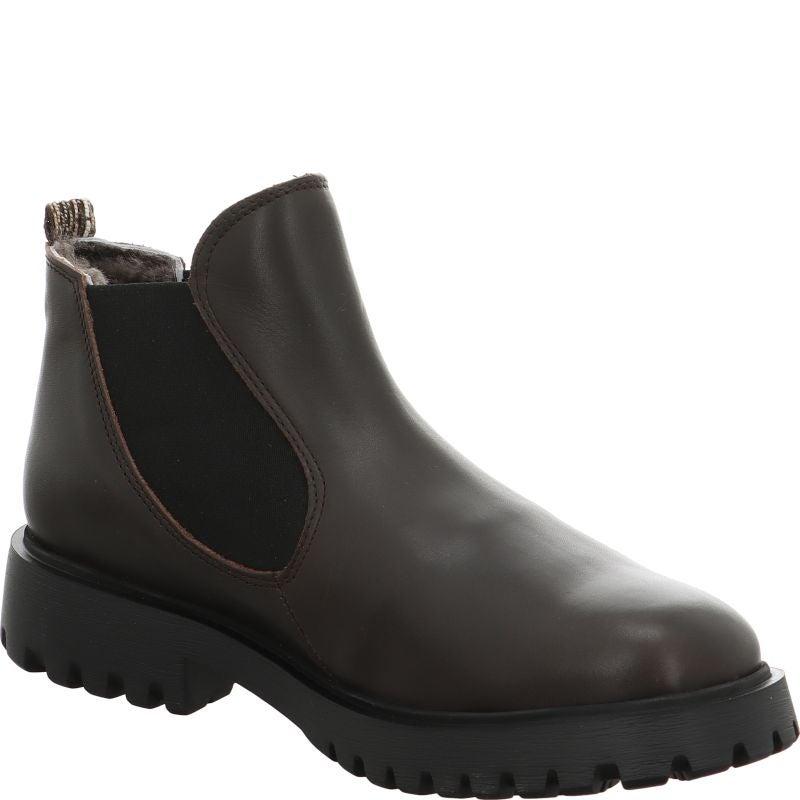 Think! TRENTO Damen Chelsea Boots - Material: Leder in Braun