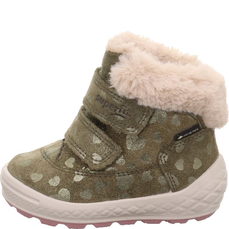 Superfit GROOVY 2.0 Mädchen Boots - Material: Leder/Textil in Grün
