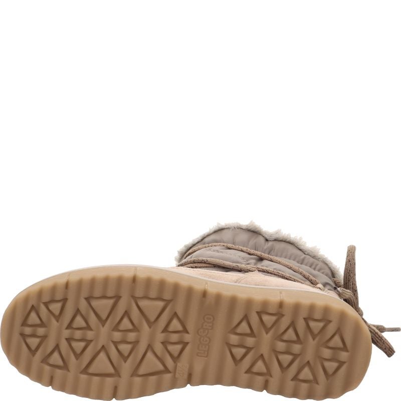 Legero CAMPANIA Woman Ankle boot - Material: Leather/Textil in Beige