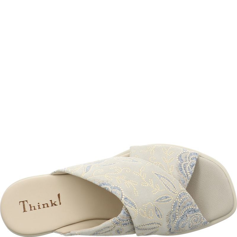 Think VIVI Woman  - Material: Leather in Grey