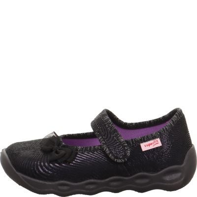 Superfit BUBBLE Girls Slipper - Material: Textile in Black