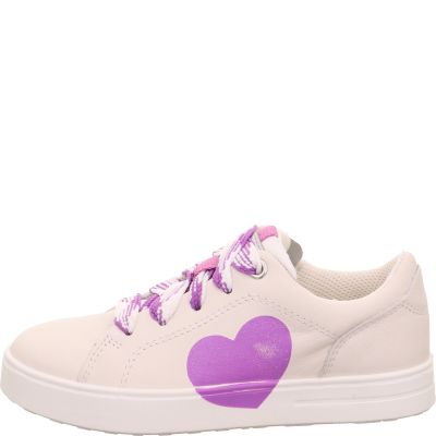 Superfit STELLA Girls Sneakers low - Material: Leather/Textil in White