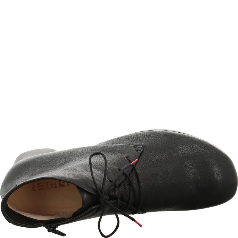 Think NANI Woman Ankle boot - Material: Leather in Black