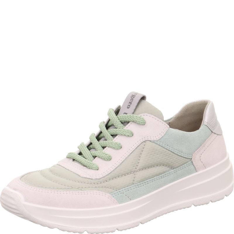 legero SPRINTER Damen Sneaker low - Material: Leder/Textil in Grün