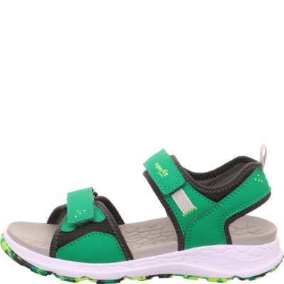 Superfit CRISS CROSS Unisex, Boys Sandal - Material: Textil/Sonstiges Material in Green