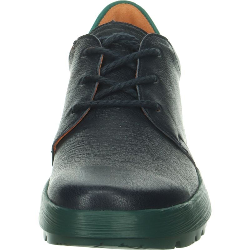 Think COMODA Woman Lace up shoe - Material: Leather in Blue
