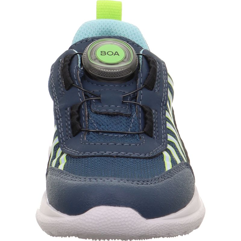 Superfit RUSH Jungen Sneaker low - Material: Textil/Sonstiges Material in Blau