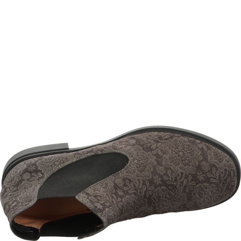 Think! NINA Damen Chelsea Boots - Material: Leder in Grau
