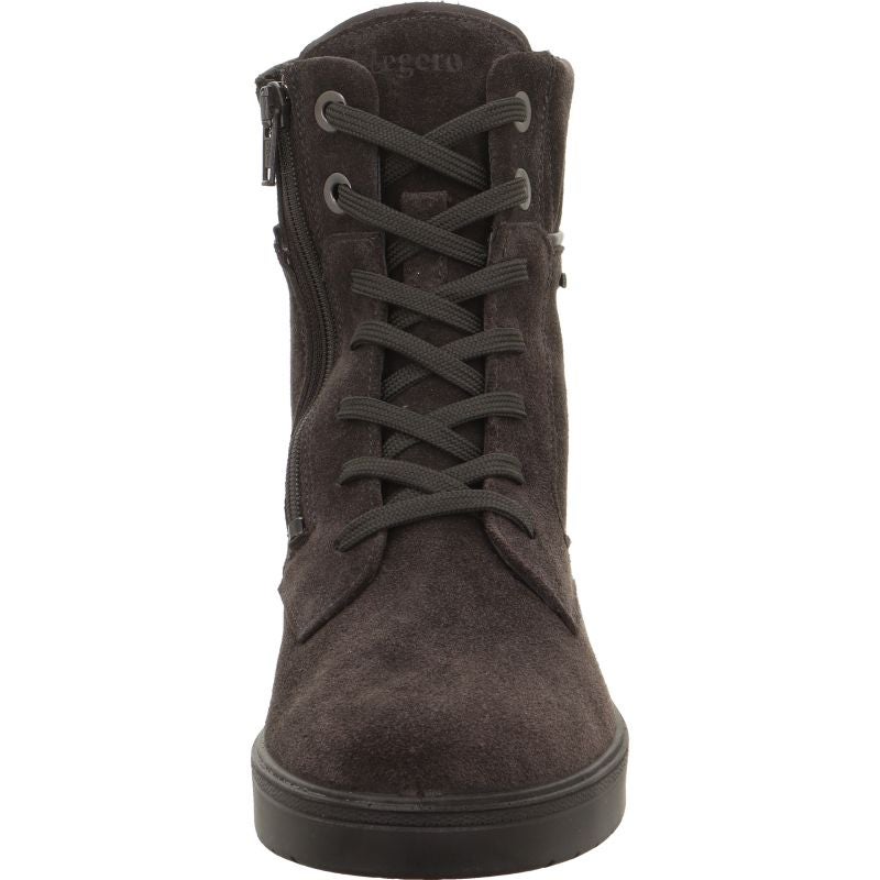 Legero MYSTIC Damen Schnürboots - Material: Leder in Grau