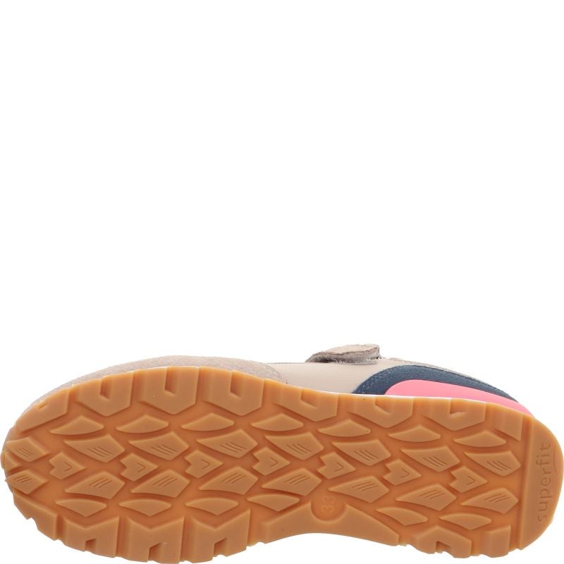 Superfit DASH Sneaker low - Material: Leder/Sonstiges Material/Textil in Beige