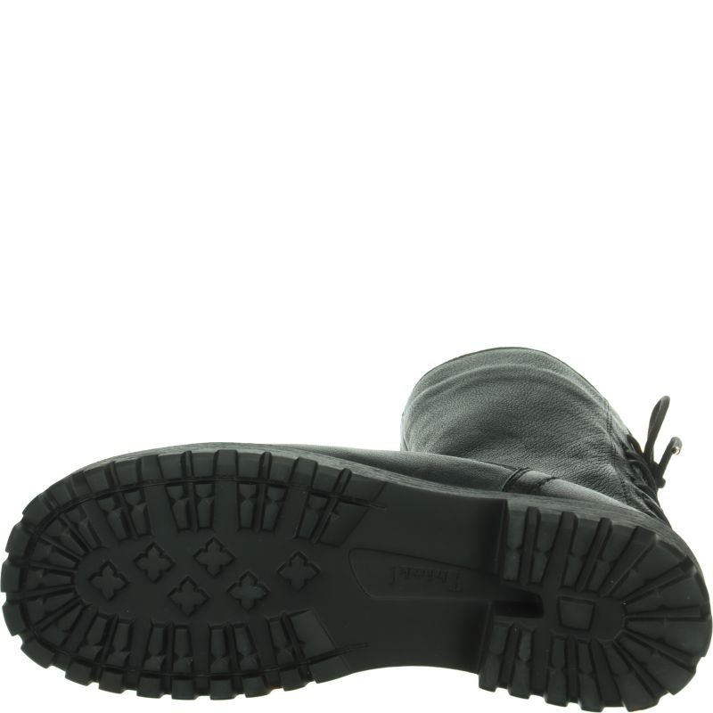 Think TRENTO Woman Ankle boot - Material: Leather in Black