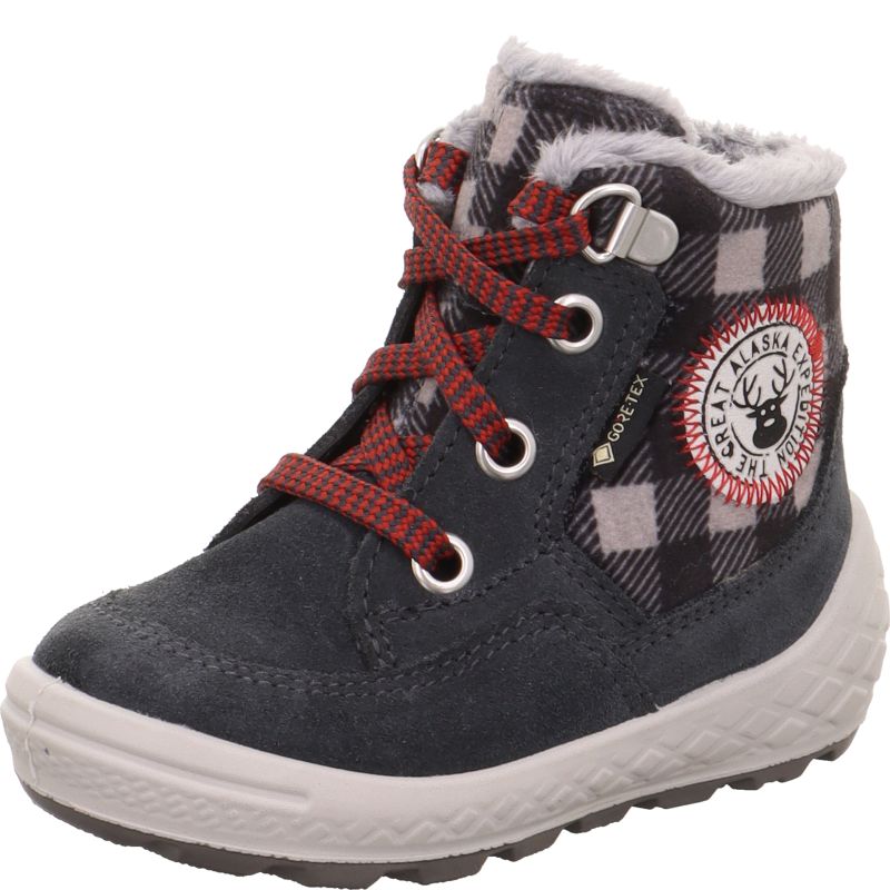 Superfit GROOVY 2.0 Boots - Material: Leder/Textil in Grau