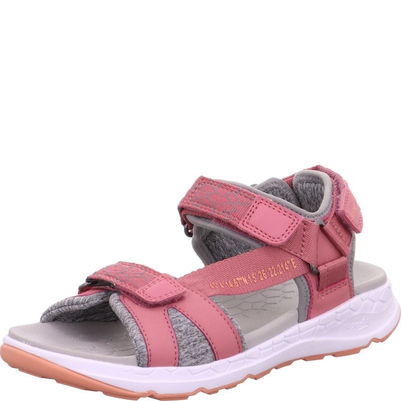 Superfit CRISS CROSS Mädchen Sandale - Material: Textil/Sonstiges Material in Pink