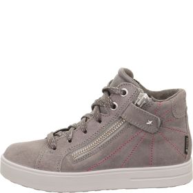 Superfit STELLA Mädchen Sneaker high - Material: Leder/Sonstiges Material/Textil in Grau