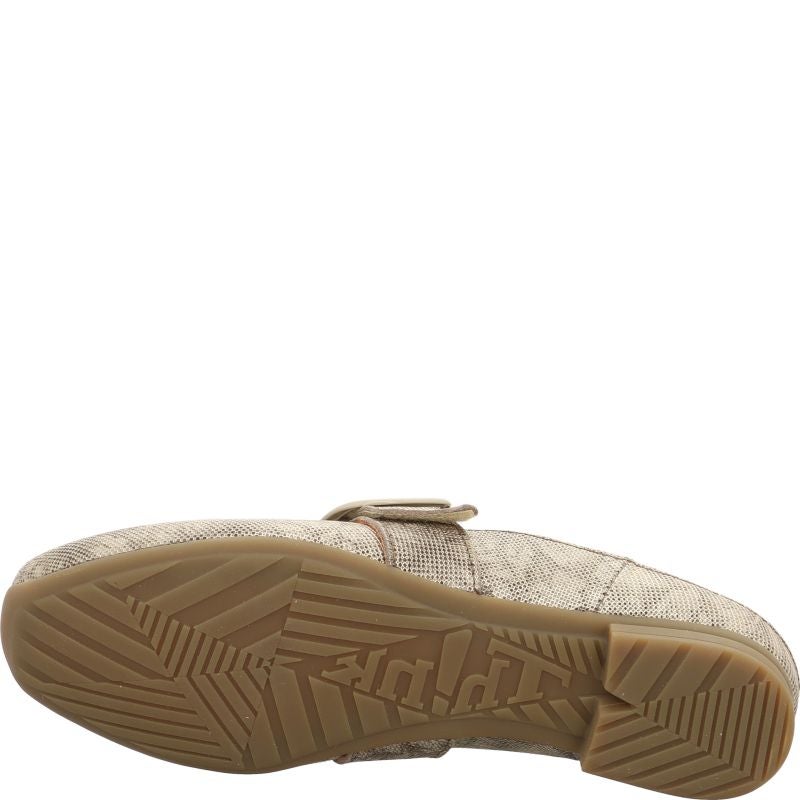 Think! GAUDI Damen Pantolette - Material: Leder in Grau