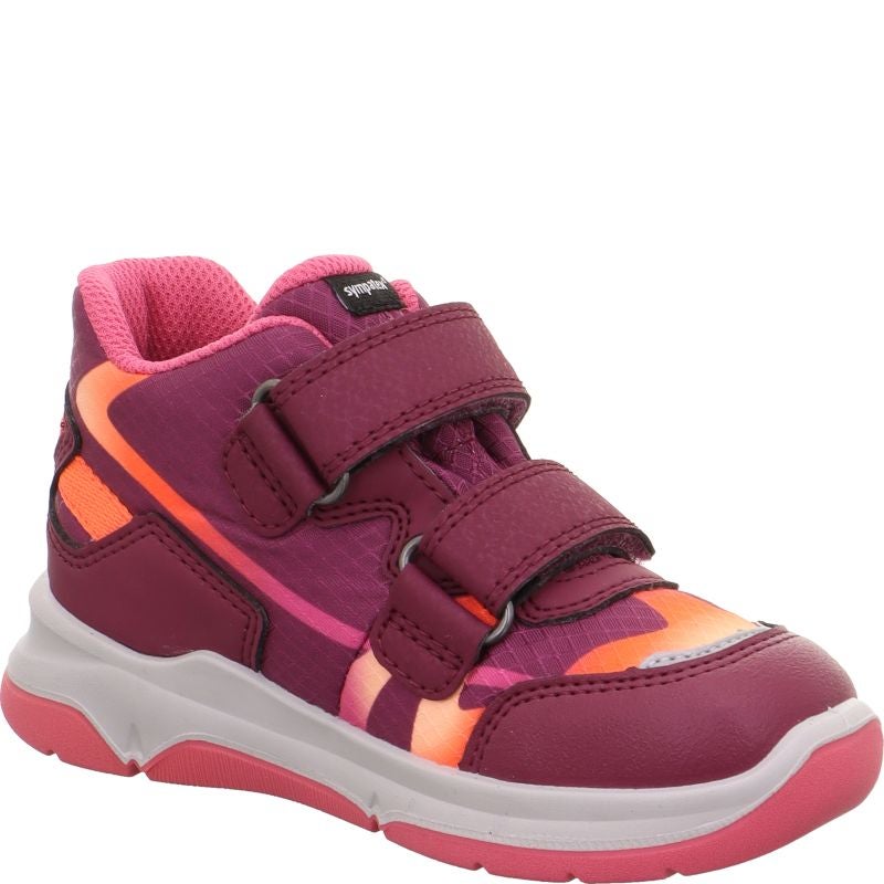 Superfit COOPER Girls Sneakers high - Material: Textil/Sonstiges Material in Red