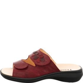 Think! CAMILLA Damen Pantolette - Material: Leder in Rot