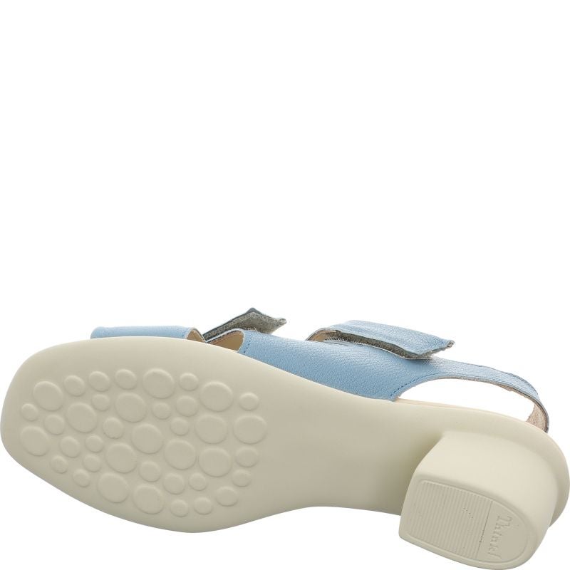 Think! VIVI Damen Sandalette - Material: Leder in Blau