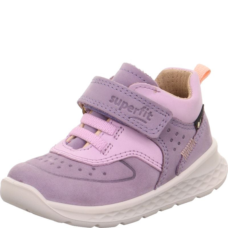 Superfit BREEZE Sneakers high - Material: Leather in Purple