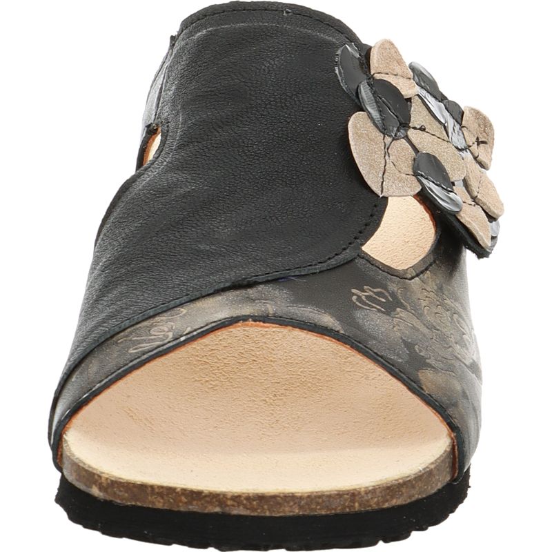 Think MIZZI DAMEN Mules - Material: Leather in Multicolored