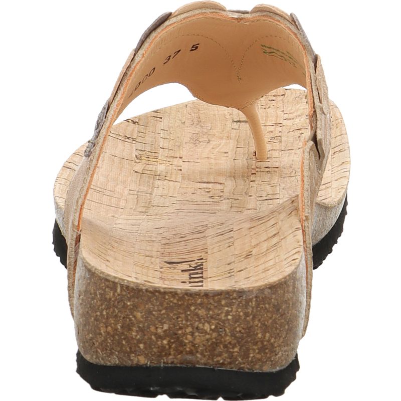 Think JULIA DAMEN Mules - Material: Leather in Beige
