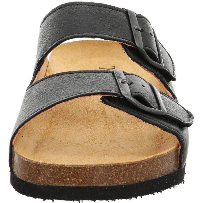 Think WOLFI Men Mules - Material: Leather in Black
