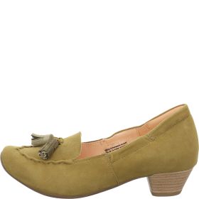 Think AIDA DAMEN Woman Pumps - Material: Leather in Olive
