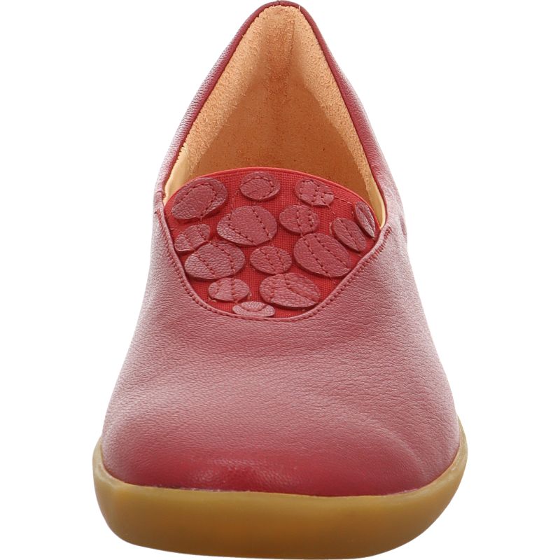 Think NATURE Ballerina - Material: Leather in Red