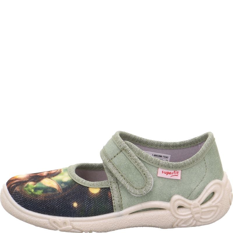 Superfit BELINDA Girls Slipper - Material: Textile in Green