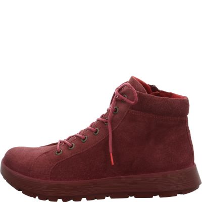 Think! COMODA Damen Ankle Boots - Material: Leder in Rot