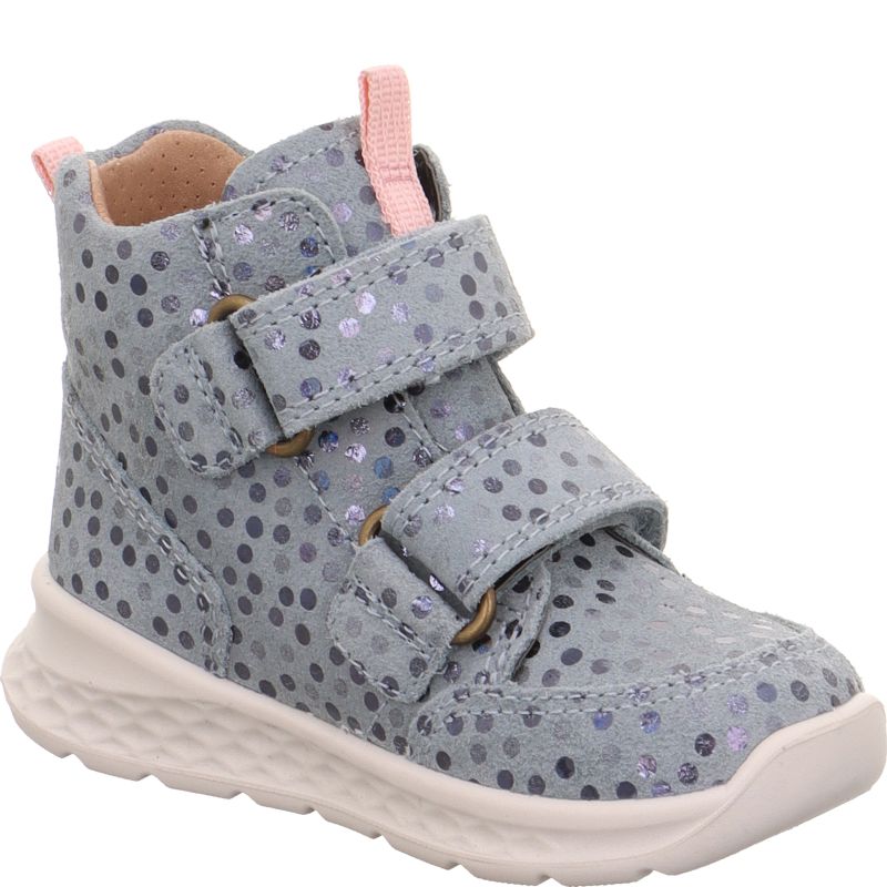 Superfit BREEZE Sneaker high - Material: Leder in Blau