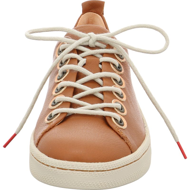 Think KUMI Woman Sneakers low - Material: Leather in Brown