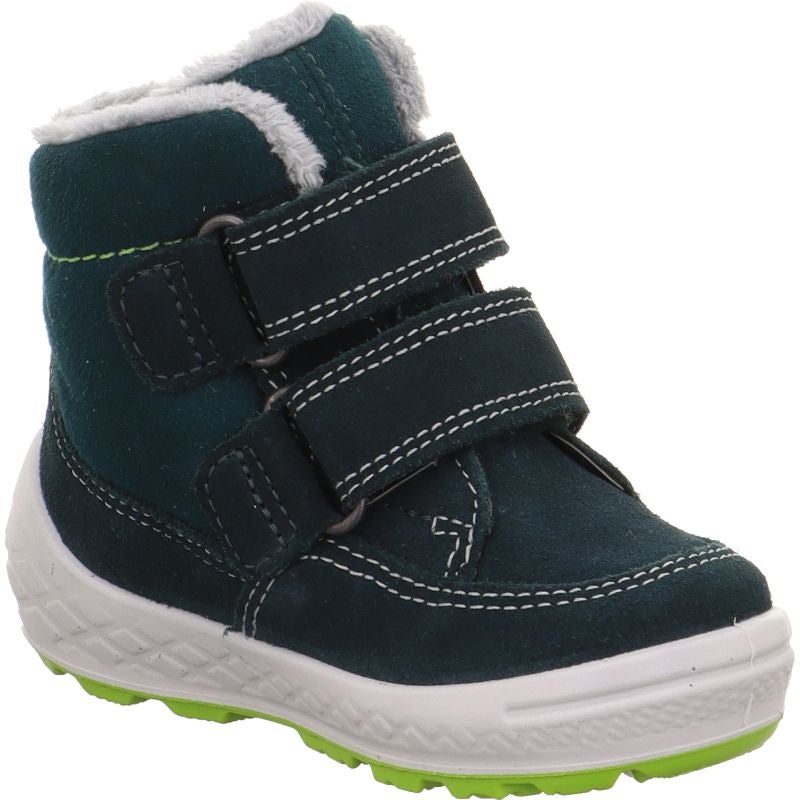 Superfit GROOVY 2.0 Jungen Boots - Material: Leder/Textil in Grün