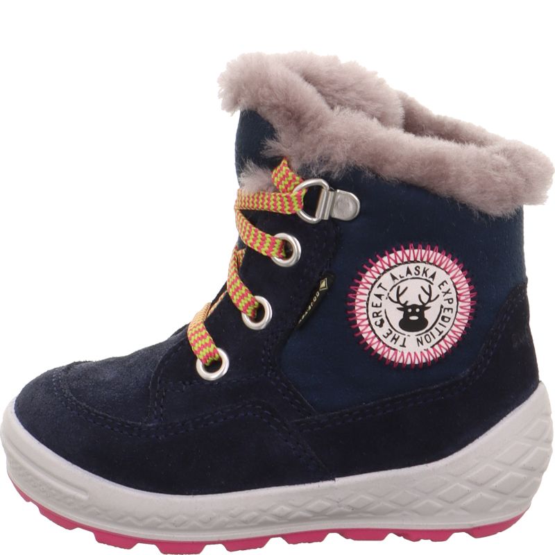 Superfit GROOVY 2.0 Girls Boot - Material: Leather/Textil in Blue