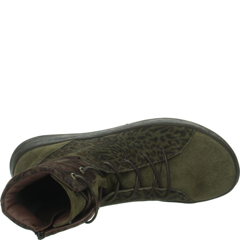 Think! COMODA Damen  - Material: Leder in Oliv
