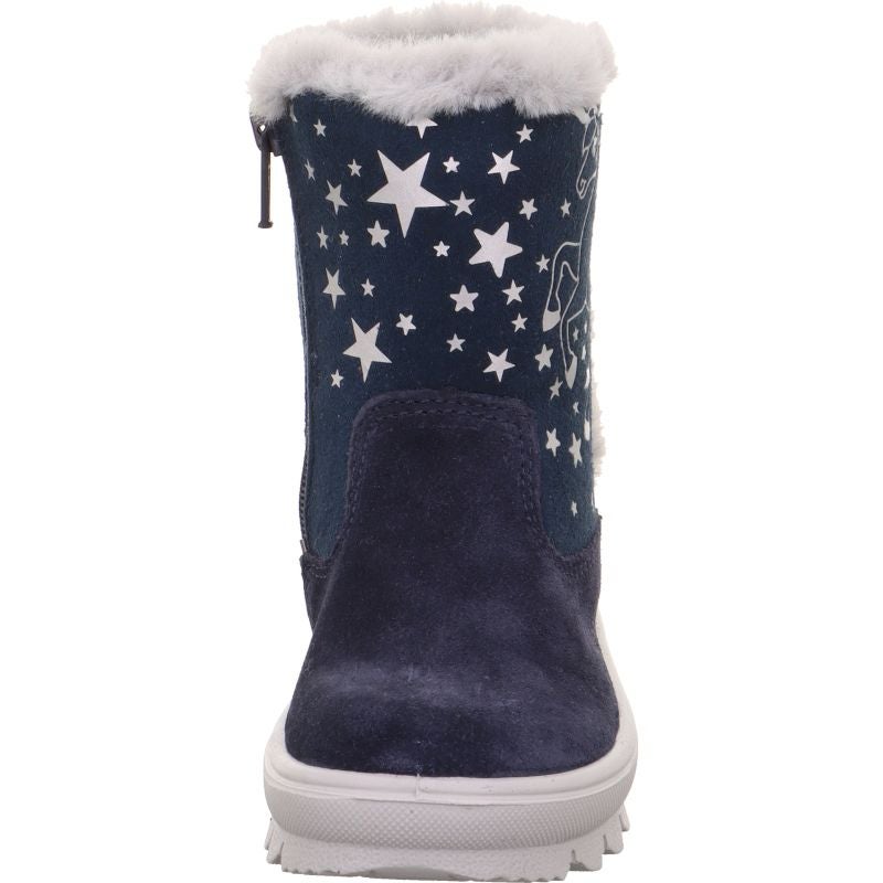 Superfit FLAVIA Girls Boot - Material: Leather/Textil in Blue