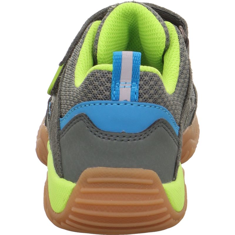 Superfit STORM Sneakers low - Material: Leder/Sonstiges Material/Texti in Green