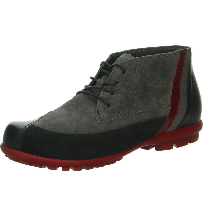 Think! KONG Herren Ankle Boots - Material: Leder in Grau