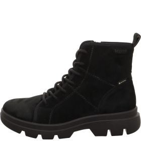 legero ANGELINA Damen Schnürboots - Material: Leder in Schwarz