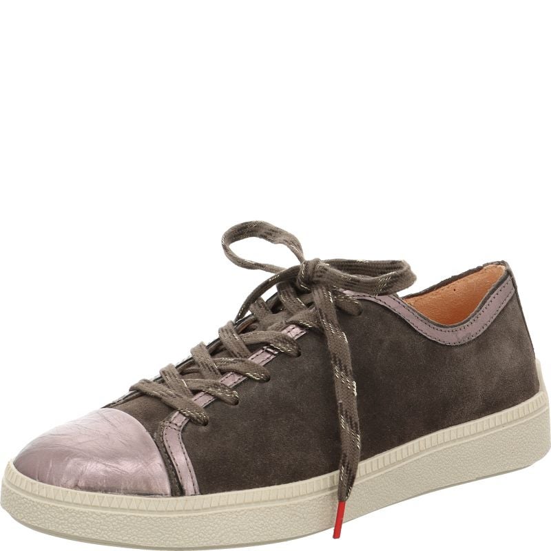 Think TURNA WOMEN Woman Sneakers low - Material: Leather in Grey
