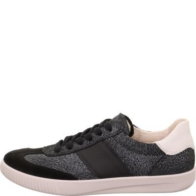 Legero SILENCE Damen Sneaker low - Material: Leder in Schwarz