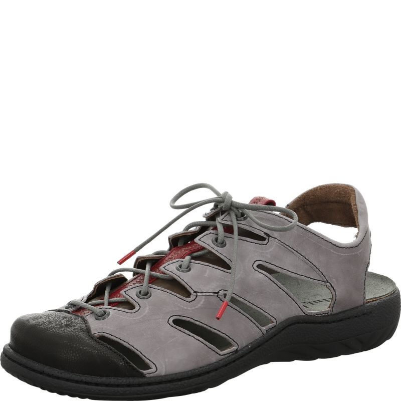 Think CHANGE HERREN Men Sandal - Material: Leather in Grey