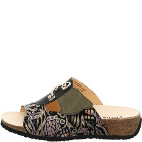 Think! MIZZI Damen Pantolette - Material: Leder in Mehrfarbig