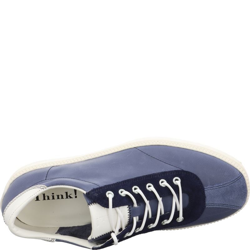 Think! TURNA HERREN Herren Sneaker low - Material: Leder in Blau
