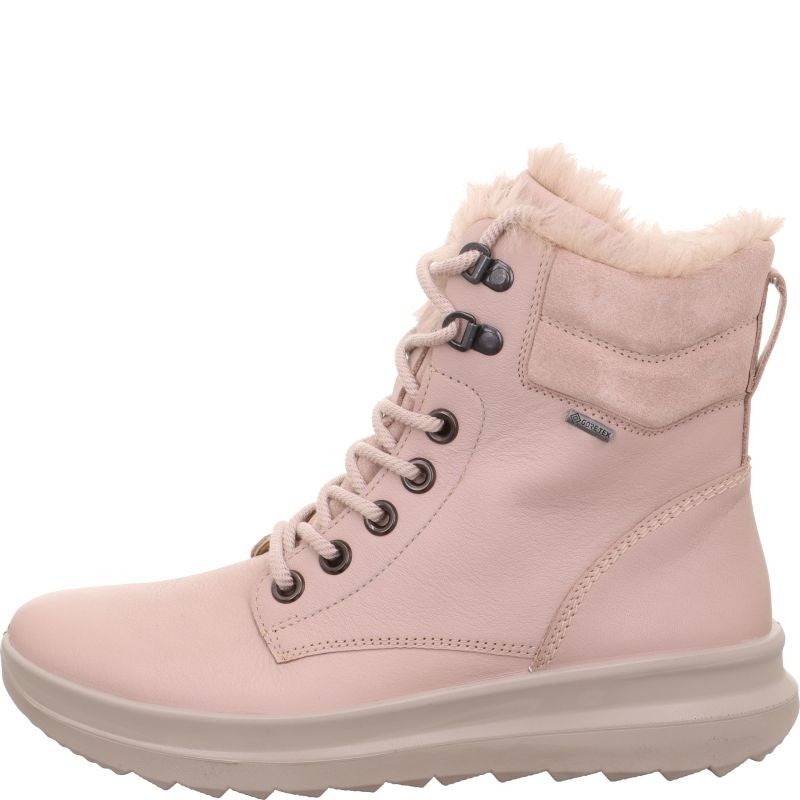 legero DREAMER Damen Schnürboots - Material: Leder in Rosa