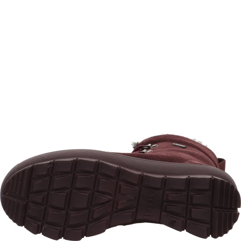 Legero NOVARA Damen Schnürboots - Material: Leder in Rot