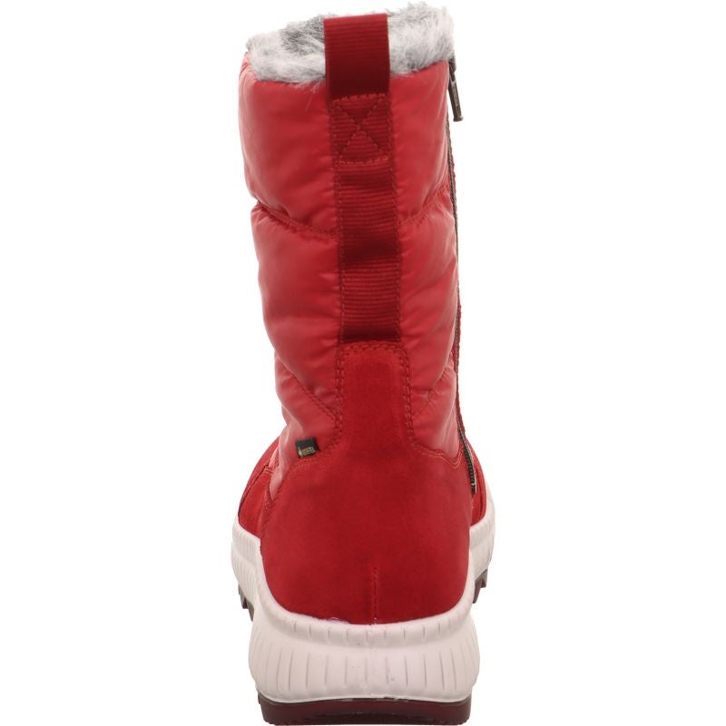Legero TIRANO Damen Stiefelette - Material: Leder/Textil in Rot