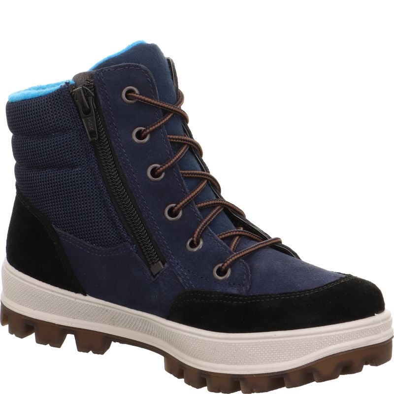 Superfit TEDD Boys Boot - Material: Leather/Textil in Blue