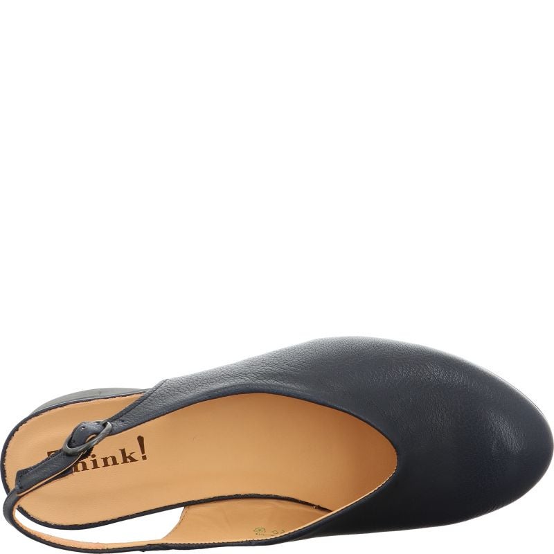 Think! GUAD2 Damen Pumps - Material: Leder in Blau